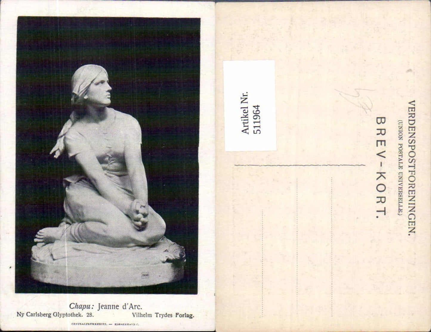 511964,Skulptur Figur Chapu Jeanne d Arc