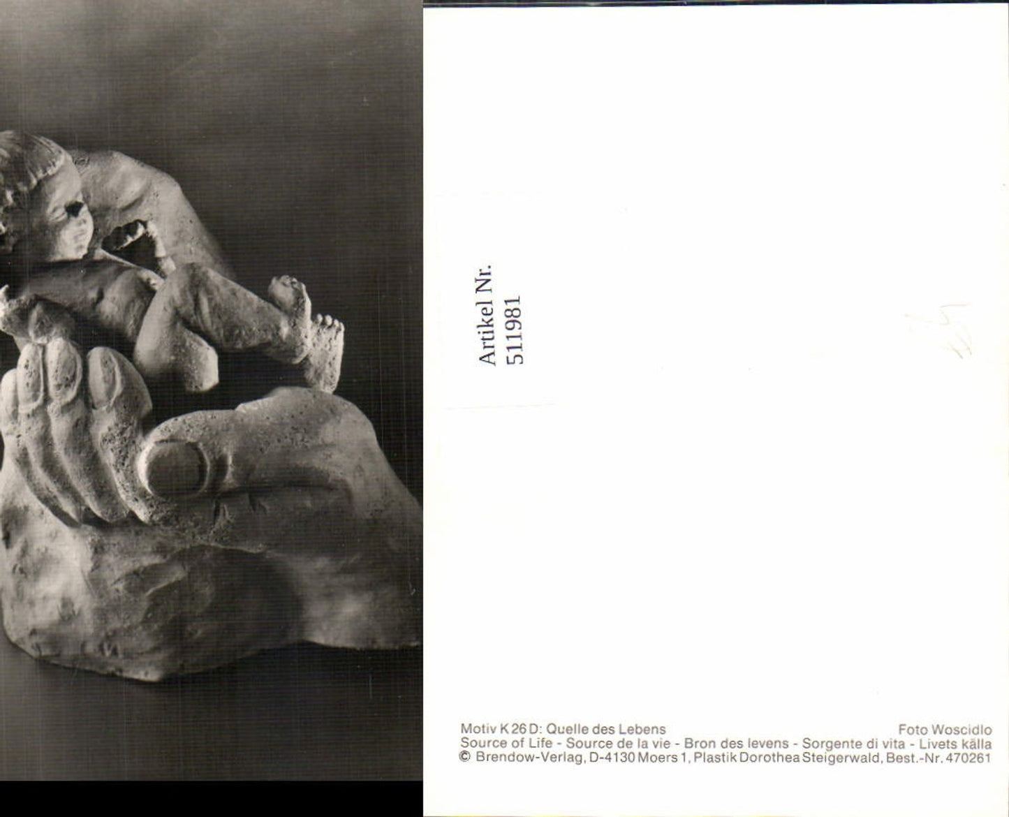 511981,Skulptur Figur Dorothea Steigerwald Source of Life