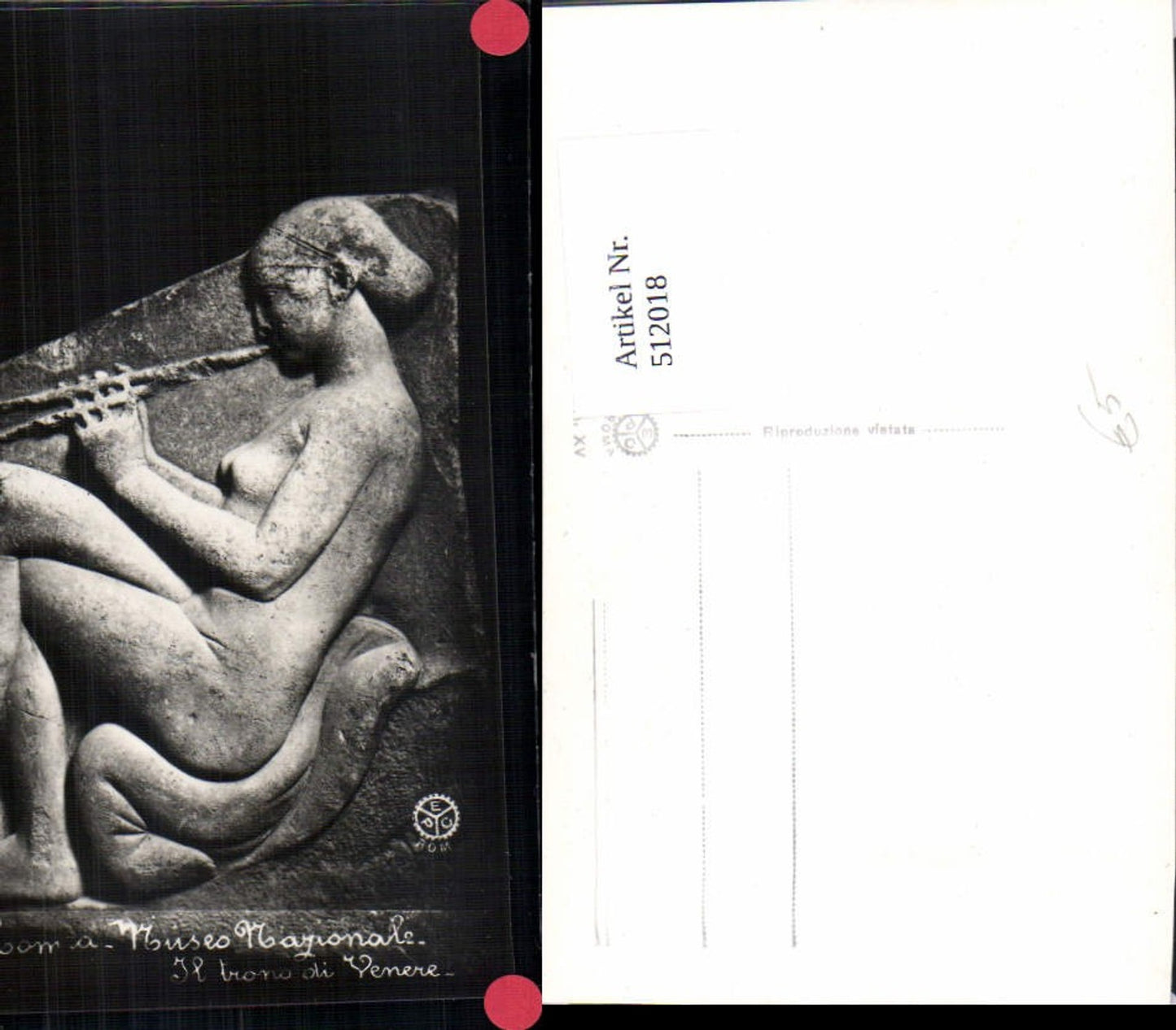 512018,Skulptur Figur Roma Museo Nazionale Il trono di Venere Relief