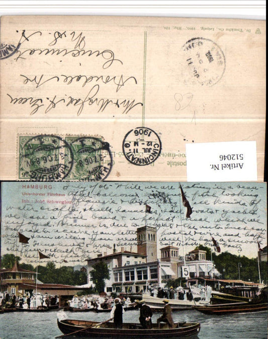 512046,Hamburg Uhlenhorster Fährhaus Boote pub Dr. Trenkler 124