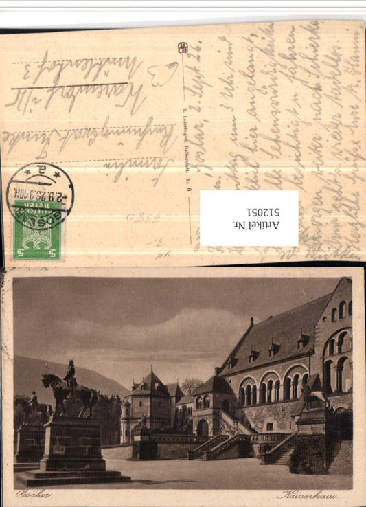 512051,Goslar Kaiserhaus Statue