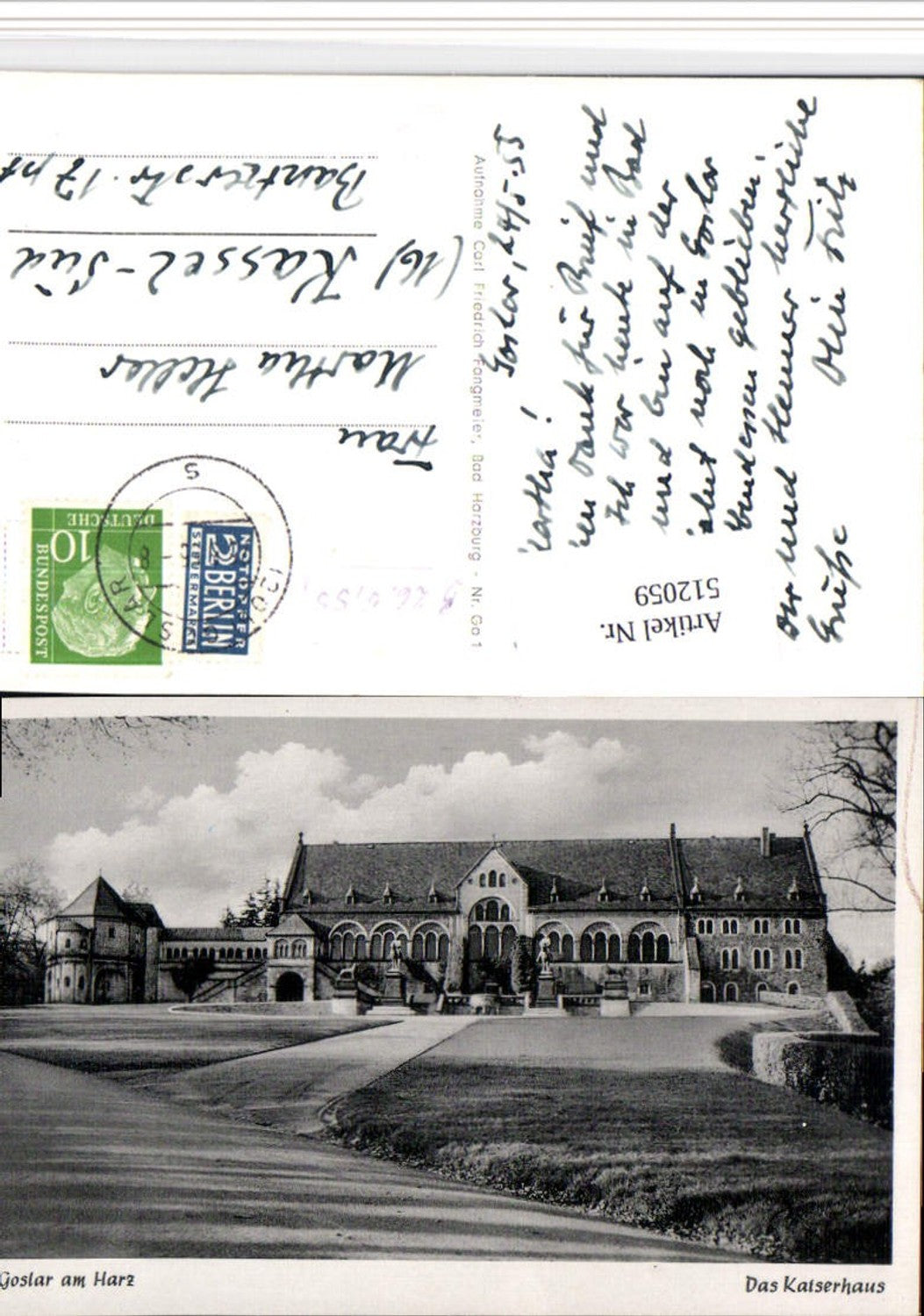512059,Goslar am Harz Kaiserhaus Gebäude