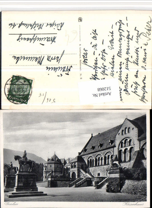 512068,Goslar Kaiserhaus Gebäude Denkmäler Statuen