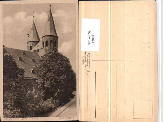 512074,Goslar am Harz Jakobikirche Kirche