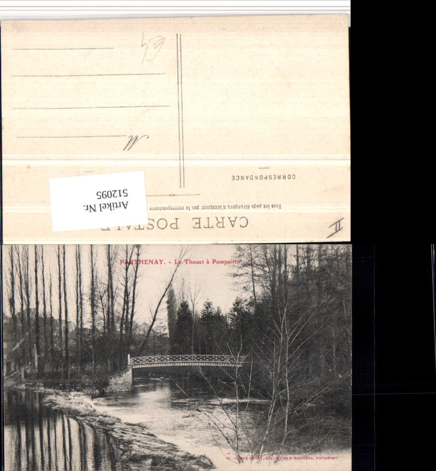 512095,Poitou-Charentes Deux-Sevres Parthenay Le Thouet a Pompairin Fluss