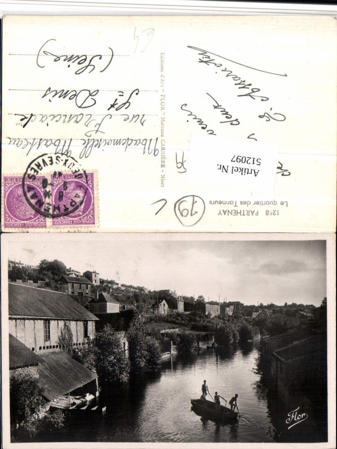 512097,Poitou-Charentes Deux-Sevres Parthenay Le quartier des Tanneurs Fluss