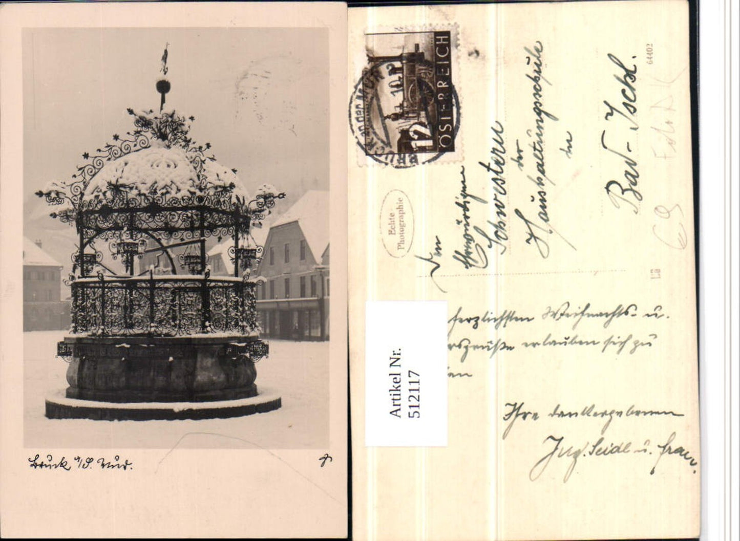 Alte Ansichtskarte – Old Postcard