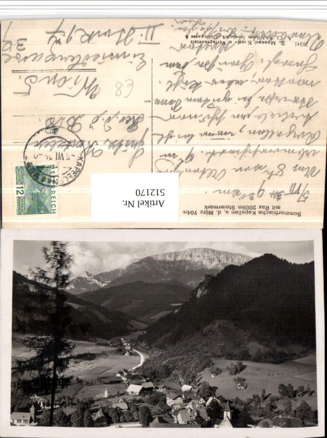 Alte Ansichtskarte – Old Postcard