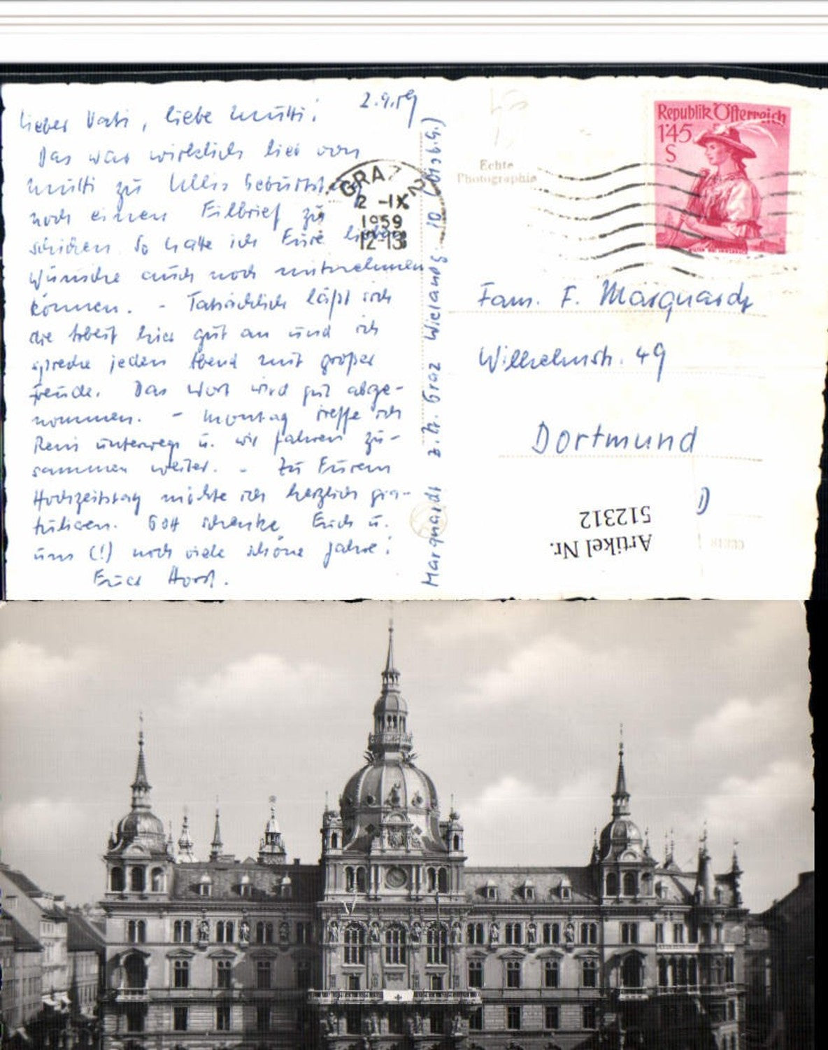 Alte Ansichtskarte – Old Postcard