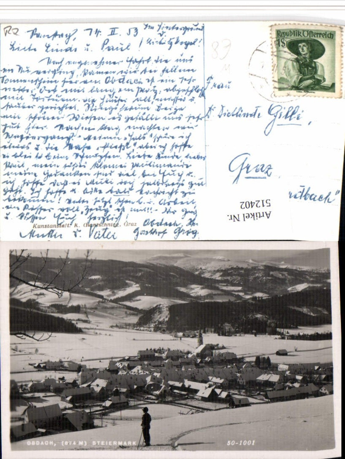 Alte Ansichtskarte – Old Postcard