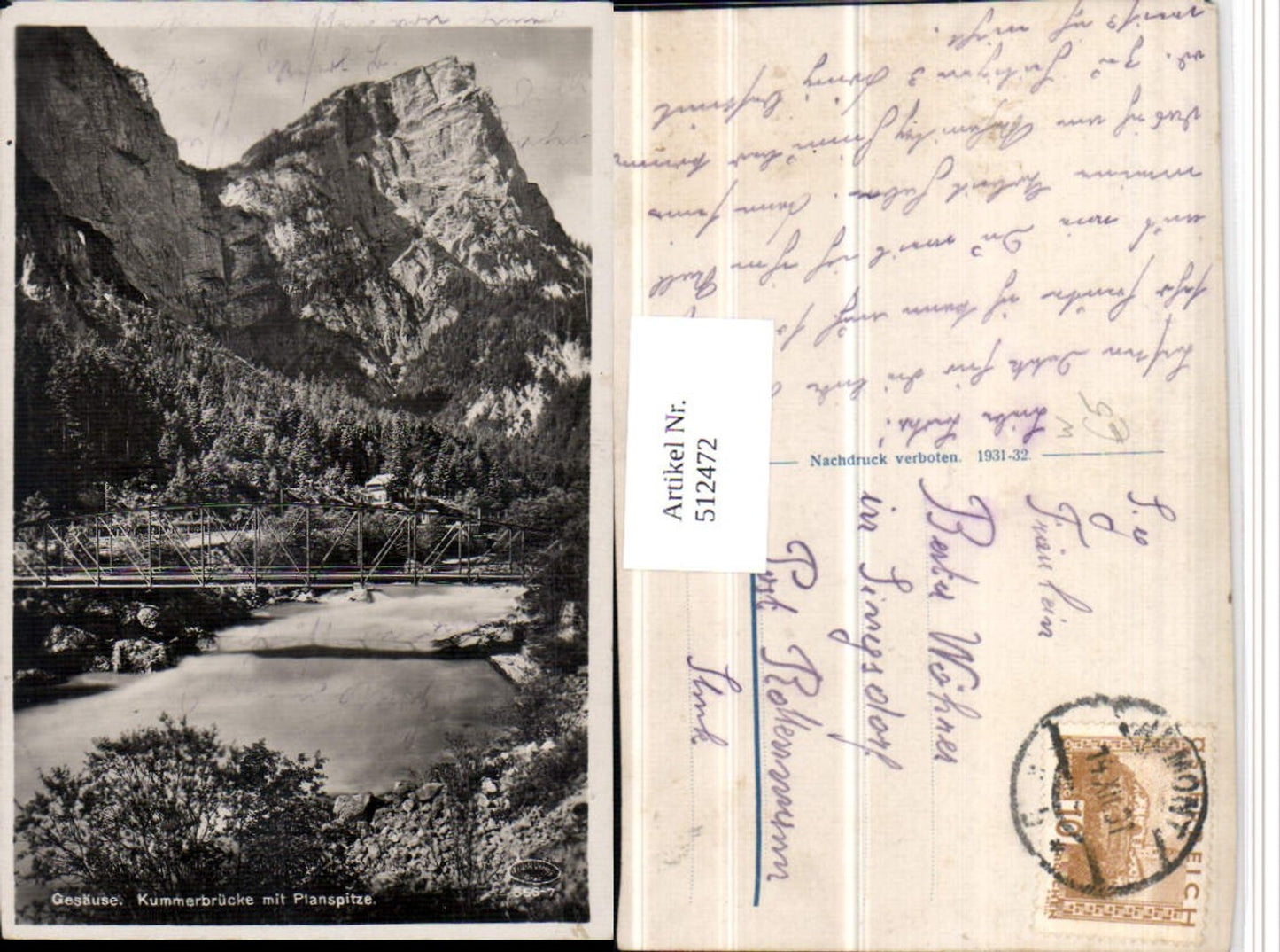 Alte Ansichtskarte – Old Postcard