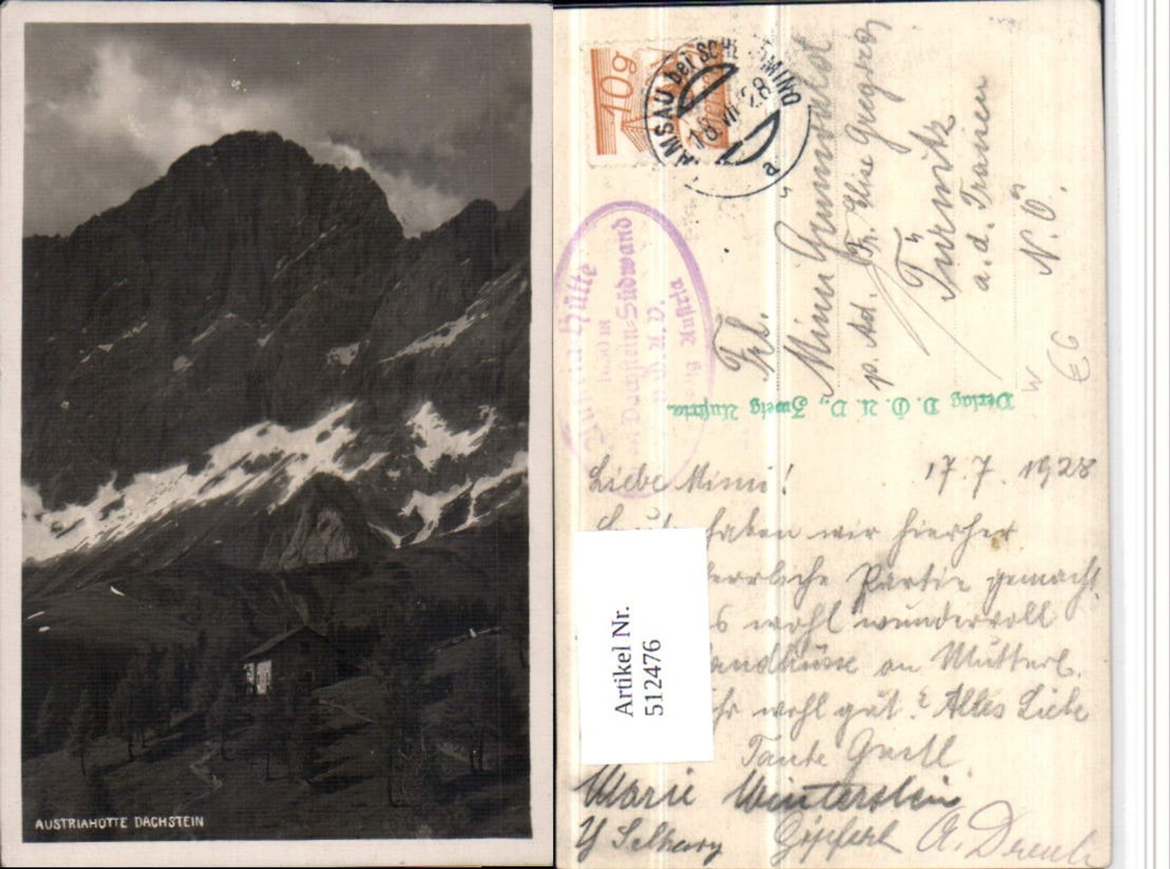 Alte Ansichtskarte – Old Postcard