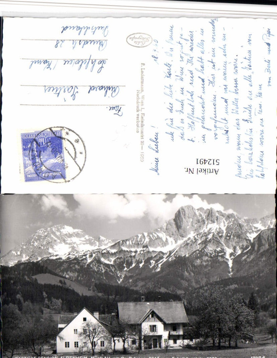 Alte Ansichtskarte – Old Postcard