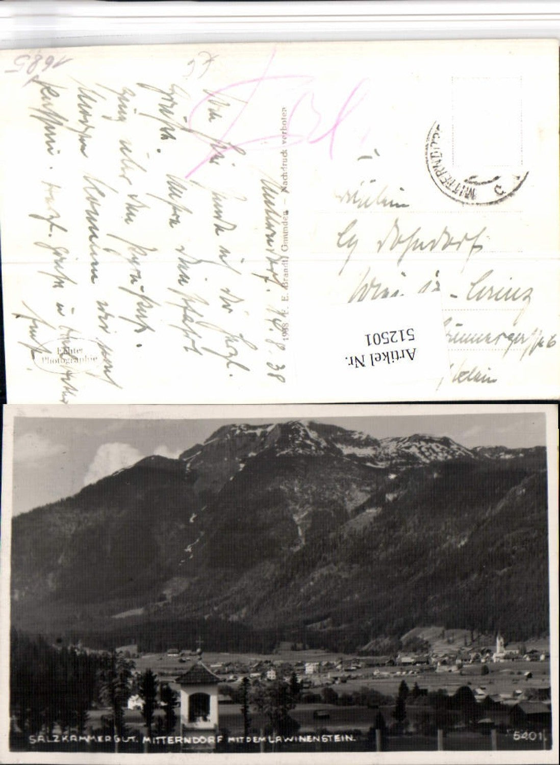 Alte Ansichtskarte – Old Postcard