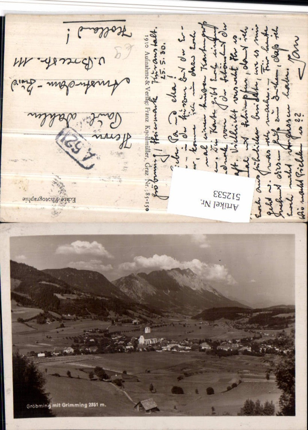 Alte Ansichtskarte – Old Postcard