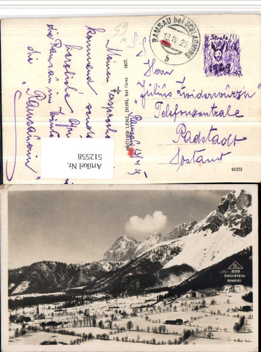 Alte Ansichtskarte – Old Postcard