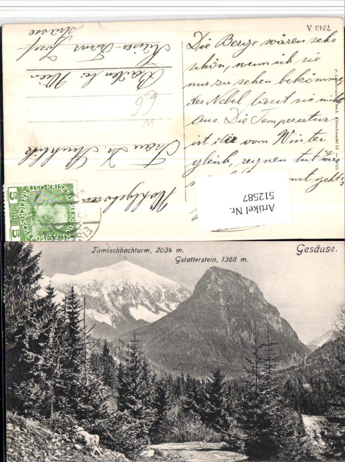 Alte Ansichtskarte – Old Postcard