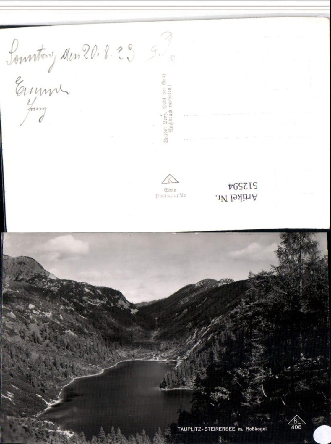 Alte Ansichtskarte – Old Postcard