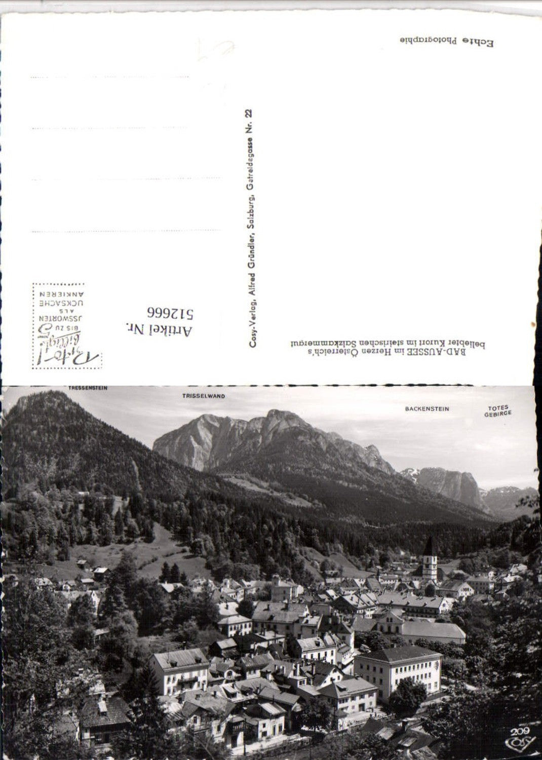 Alte Ansichtskarte – Old Postcard