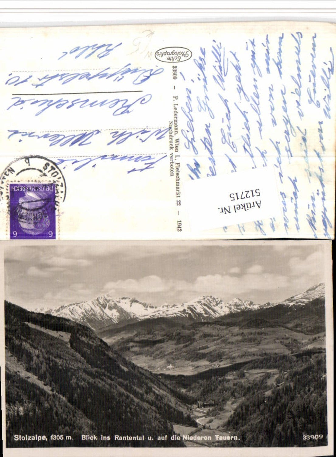 Alte Ansichtskarte – Old Postcard