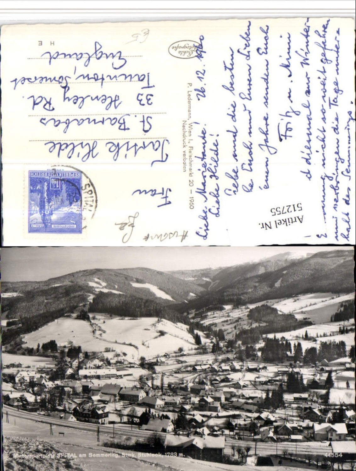 Alte Ansichtskarte – Old Postcard