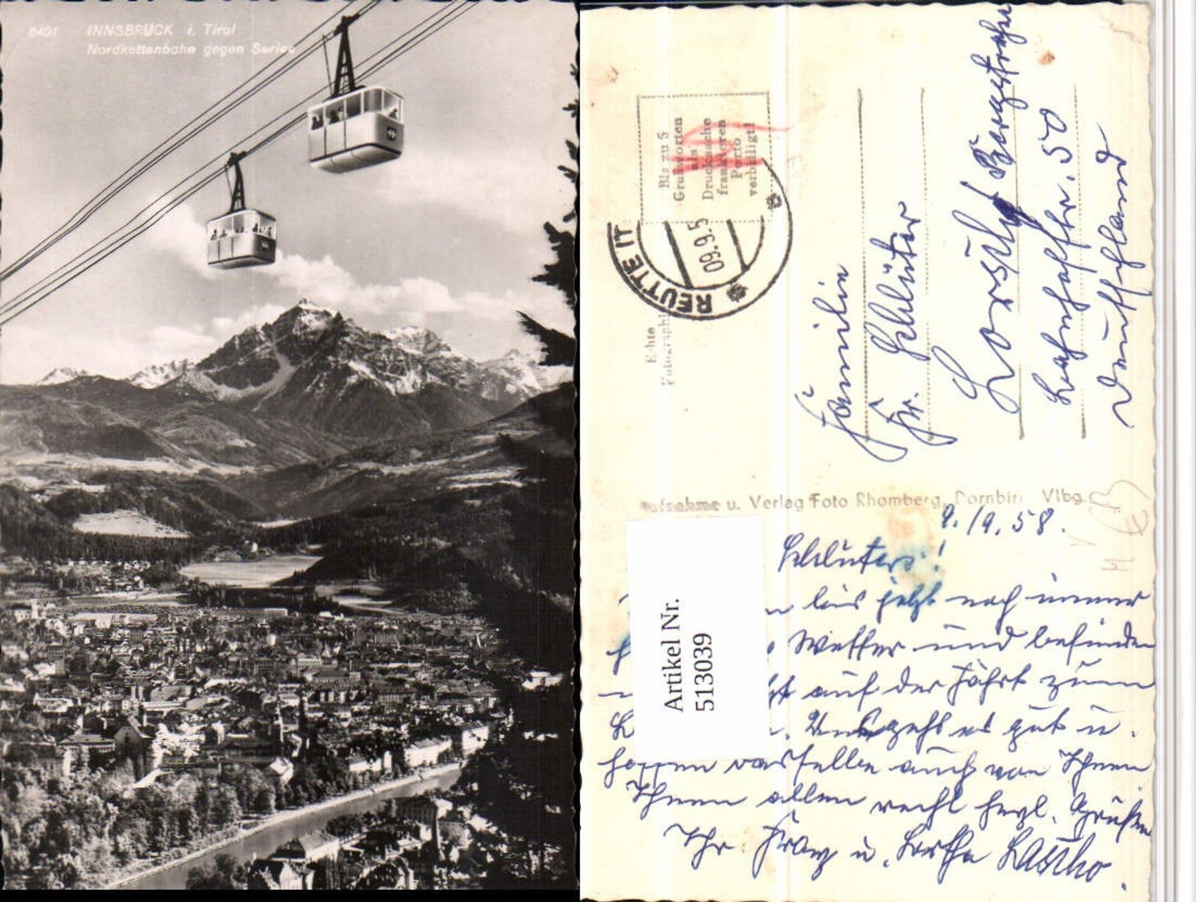 Alte Ansichtskarte – Old Postcard