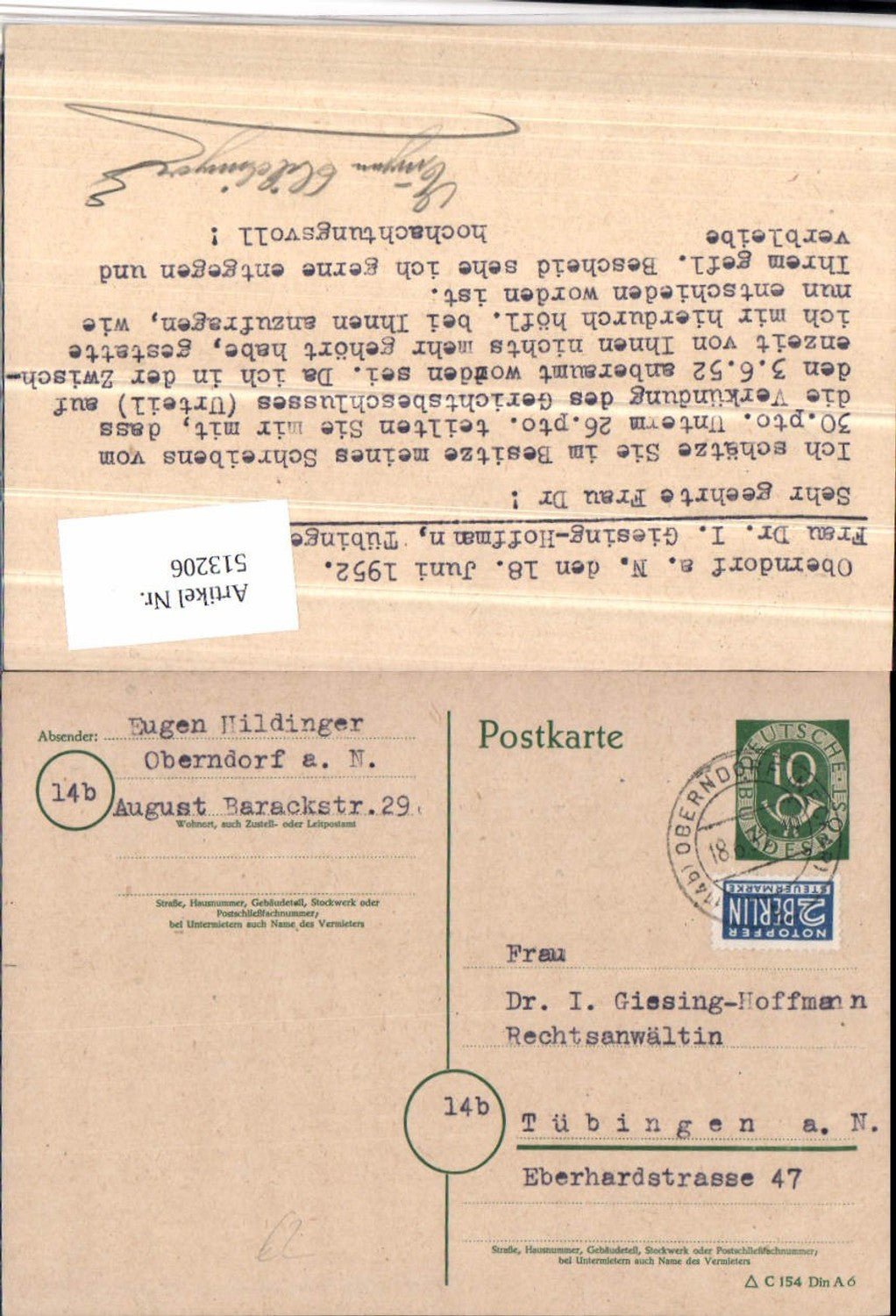 Alte Ansichtskarte – Old Postcard