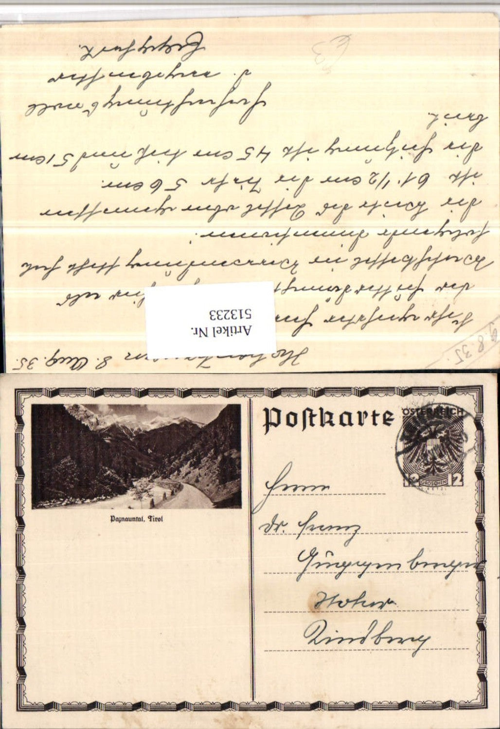 Alte Ansichtskarte – Old Postcard