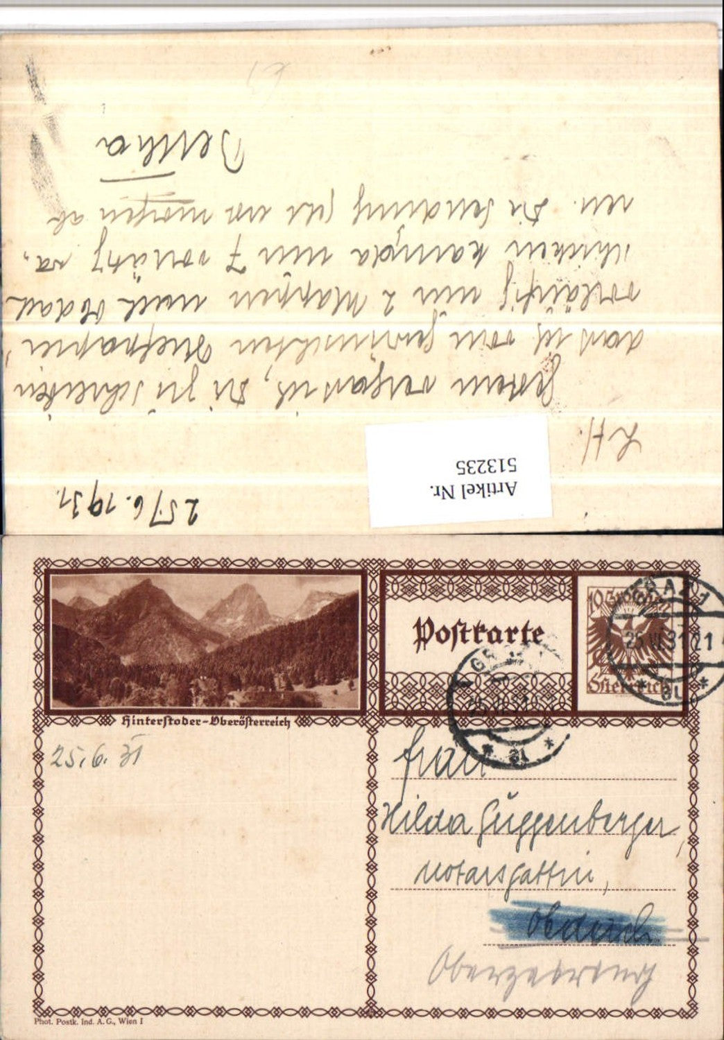 Alte Ansichtskarte – Old Postcard