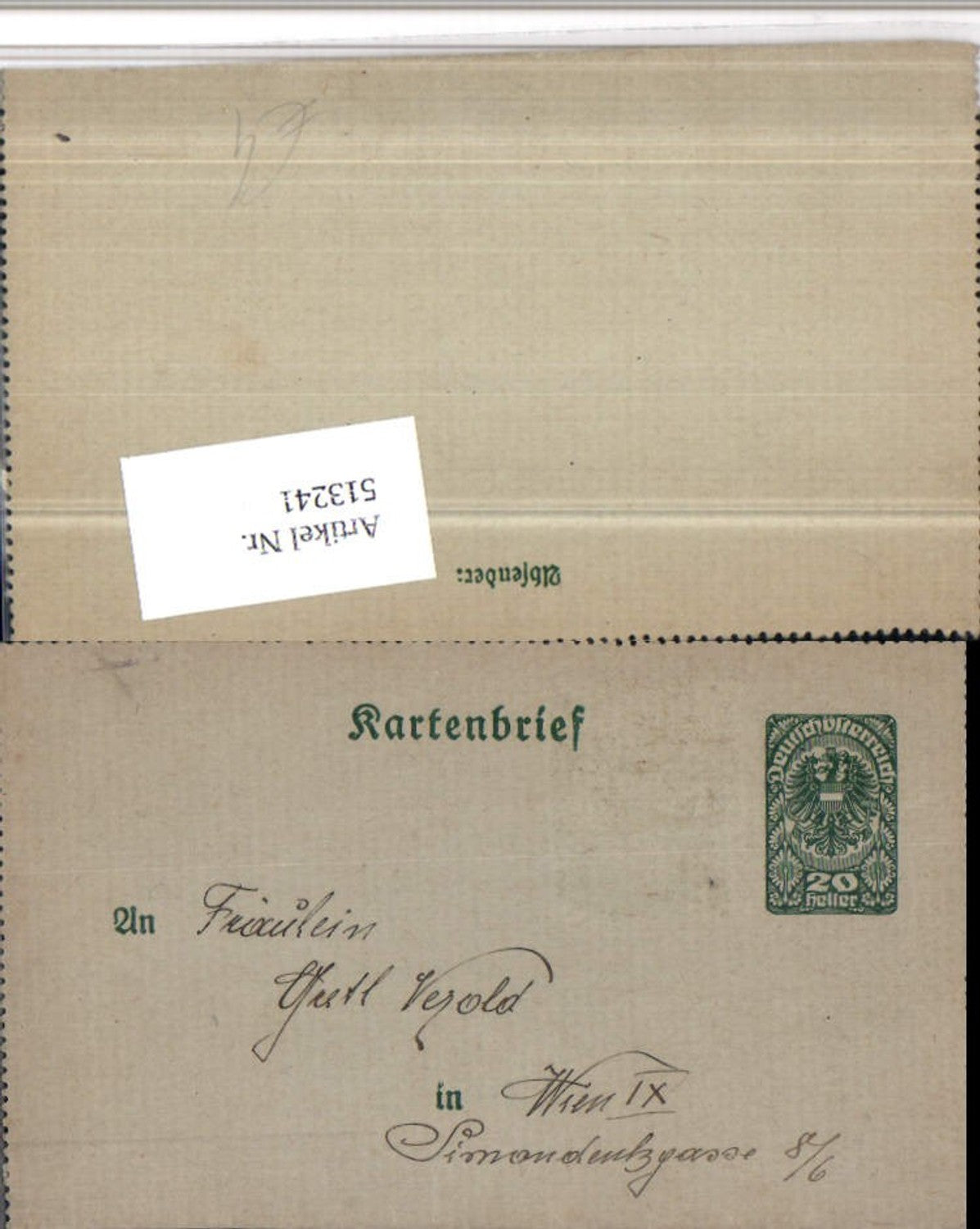 Alte Ansichtskarte – Old Postcard