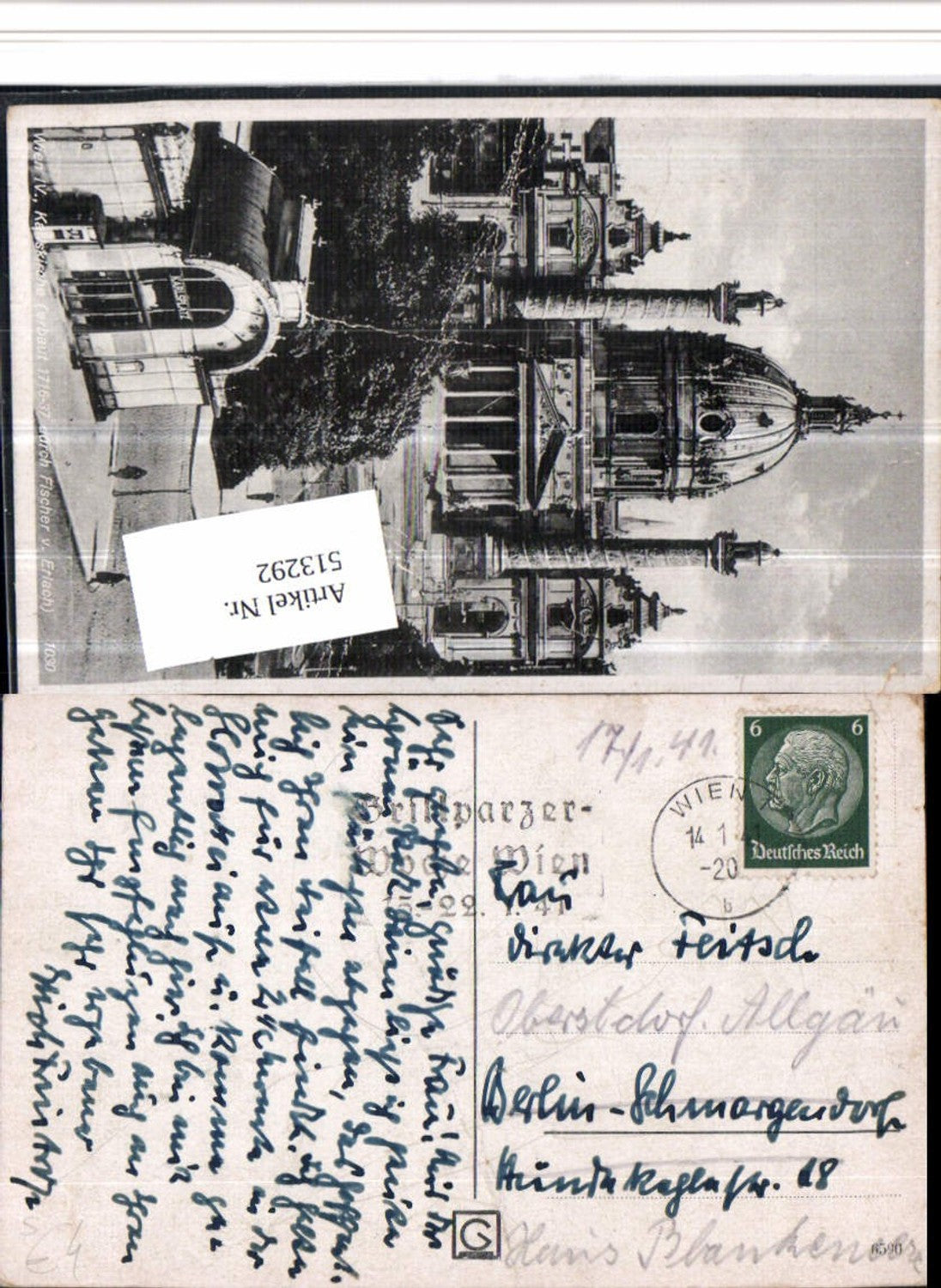 Alte Ansichtskarte – Old Postcard