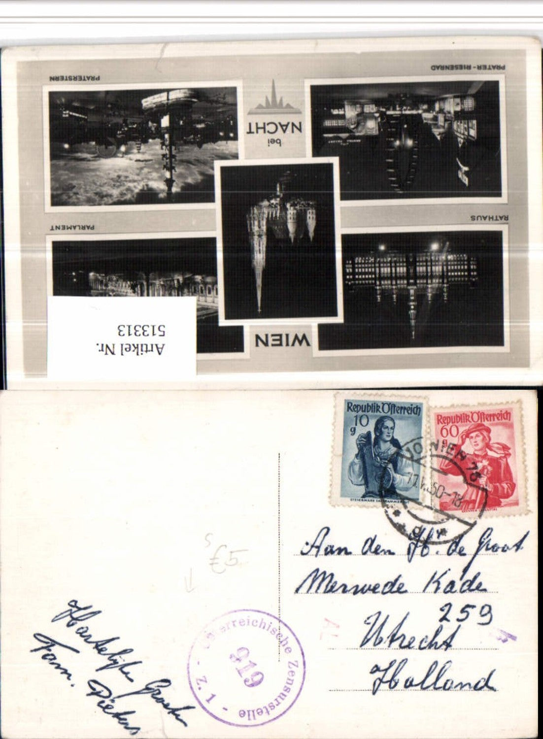 Alte Ansichtskarte – Old Postcard