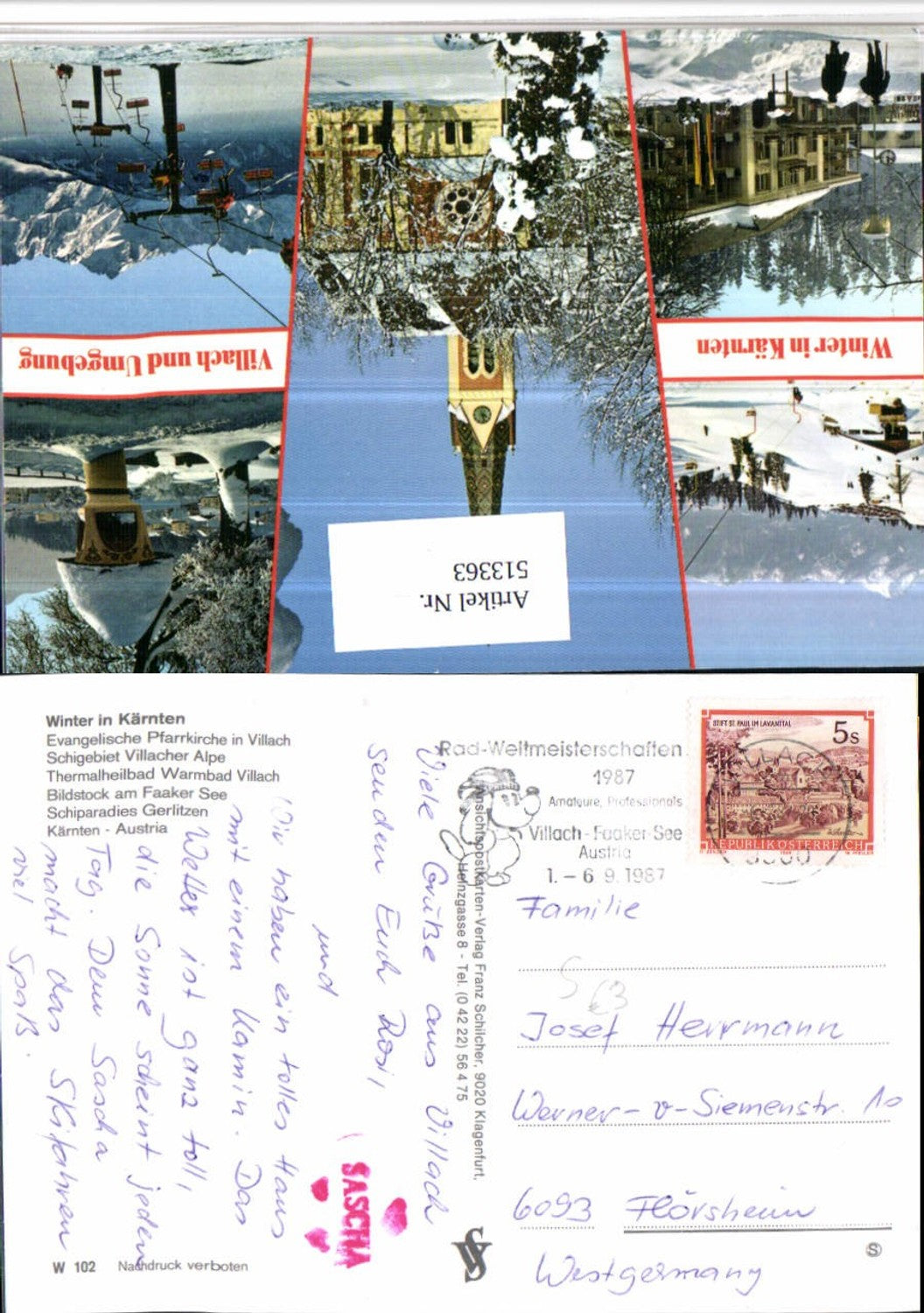 Alte Ansichtskarte – Old Postcard