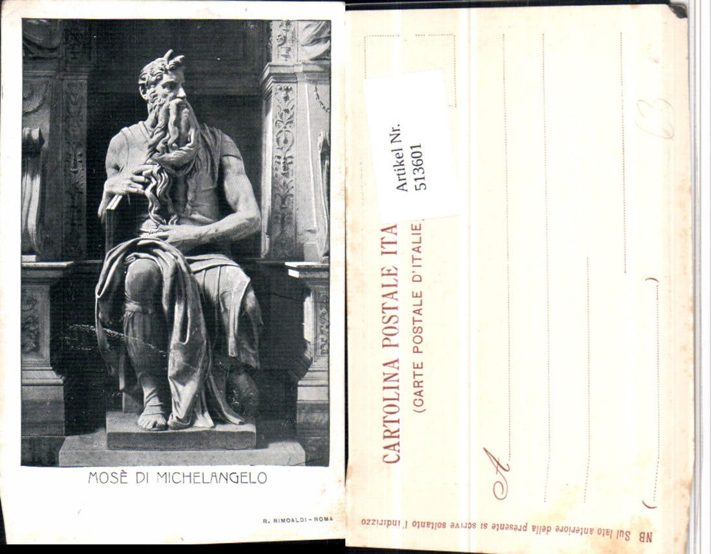 513601,Roma Rom Mose di Michelangelo Statue