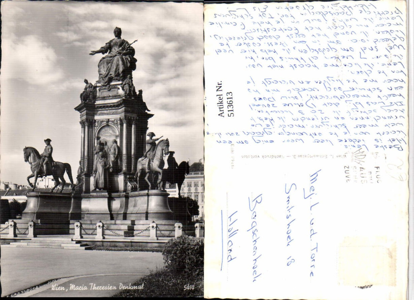 513613,Wien Maria Theresien Denkmal Statue Monument