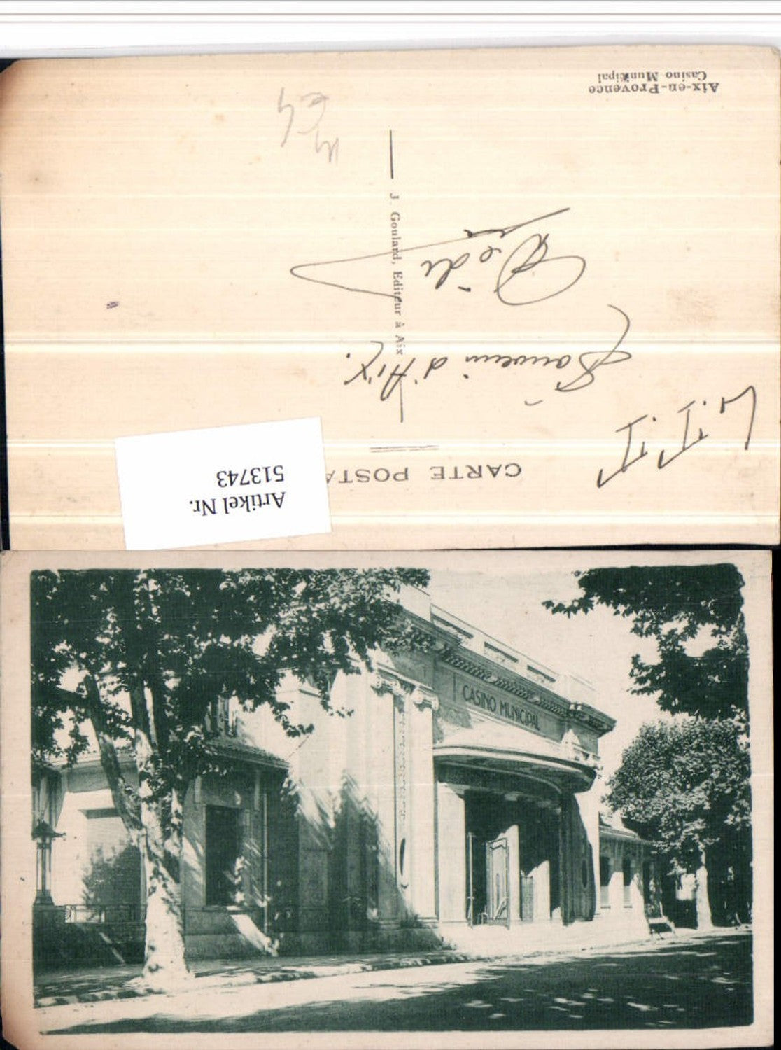 Alte Ansichtskarte – Old Postcard