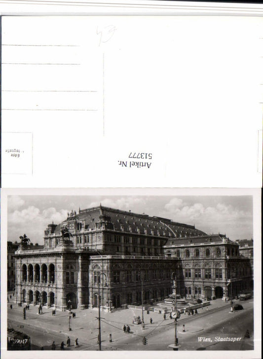 513777,Wien Staatsoper Oper Gebäude