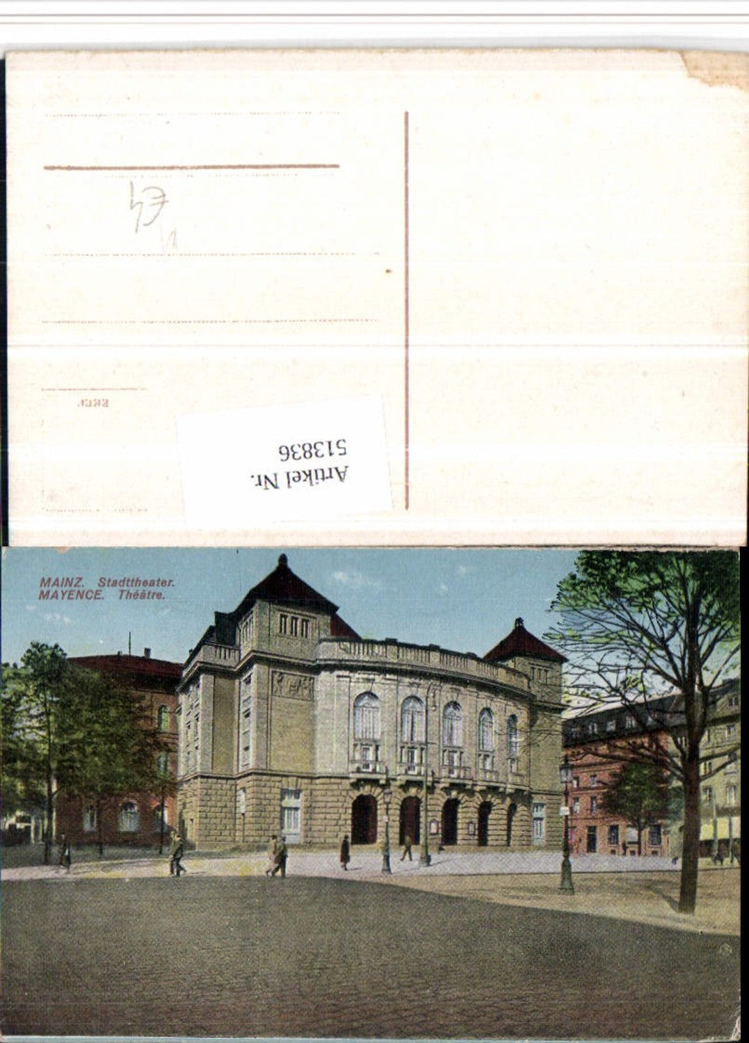 513836,Mainz Stadttheater Theater Gebäude