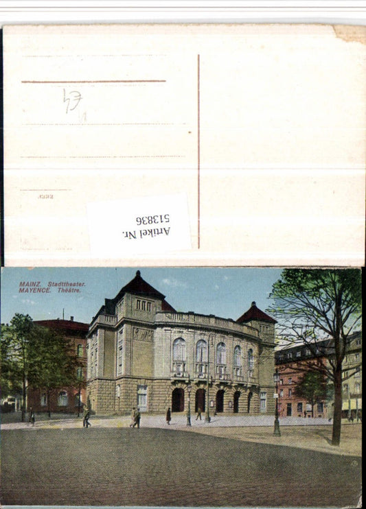 513836,Mainz Stadttheater Theater Gebäude