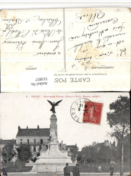 513857,Dijon Monument Carnot Denkmal Statue