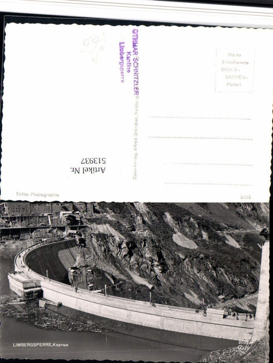 513937,Kaprun Limbergsperre Talsperre pub Othmar Schnitzler Cosy 2035a