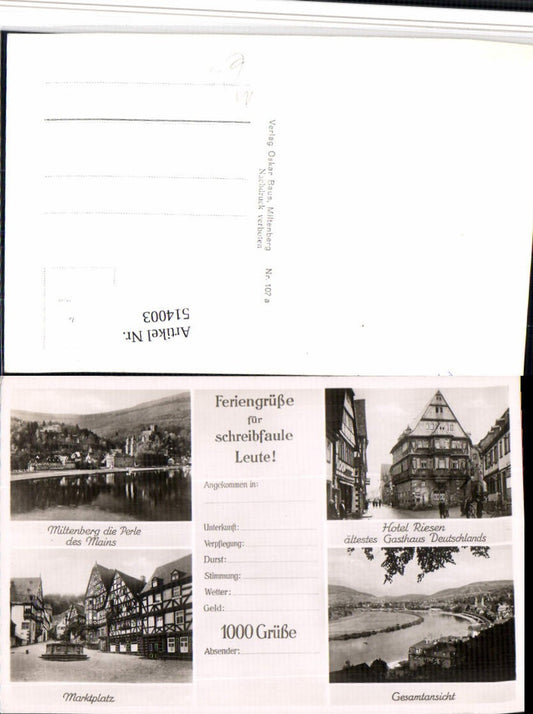 Alte Ansichtskarte – Old Postcard
