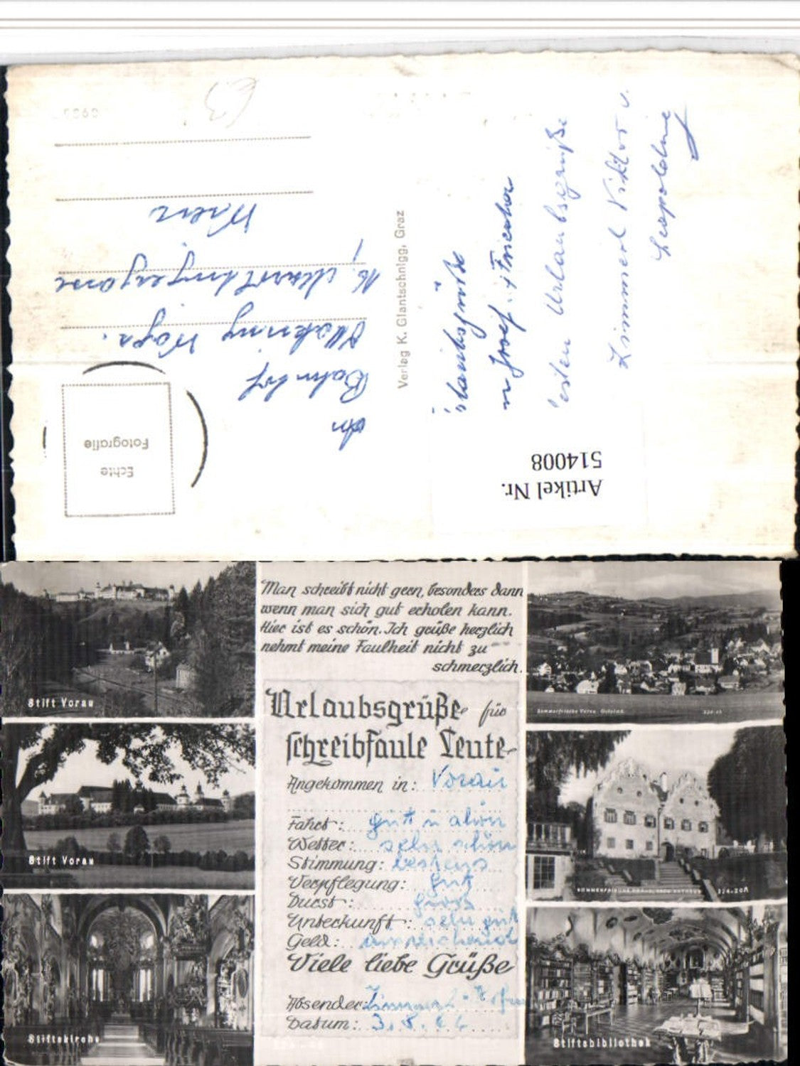 Alte Ansichtskarte – Old Postcard