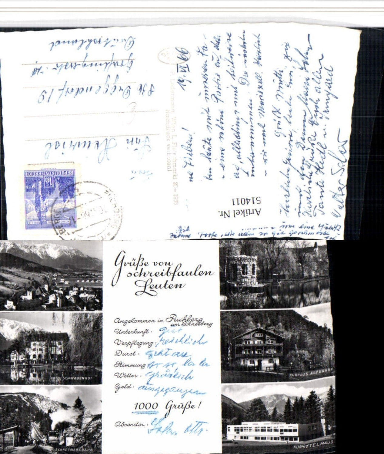 Alte Ansichtskarte – Old Postcard