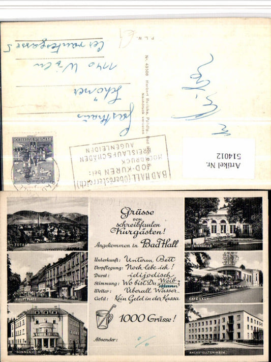 Alte Ansichtskarte – Old Postcard