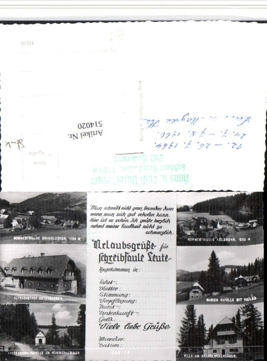 Alte Ansichtskarte – Old Postcard