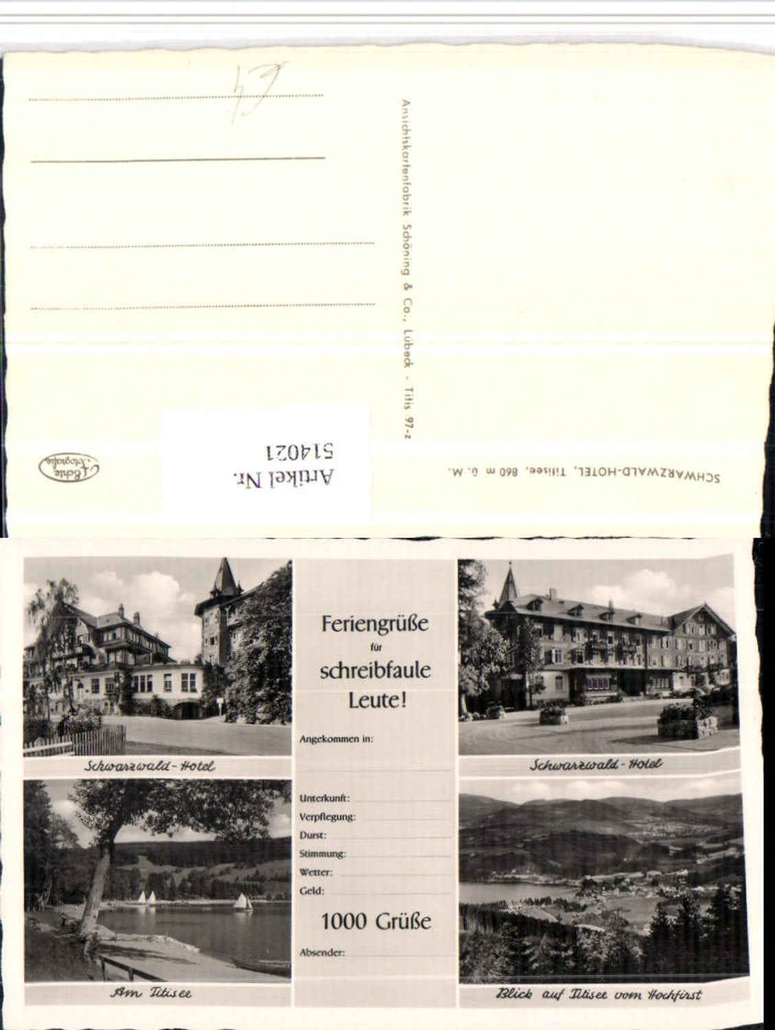 Alte Ansichtskarte – Old Postcard