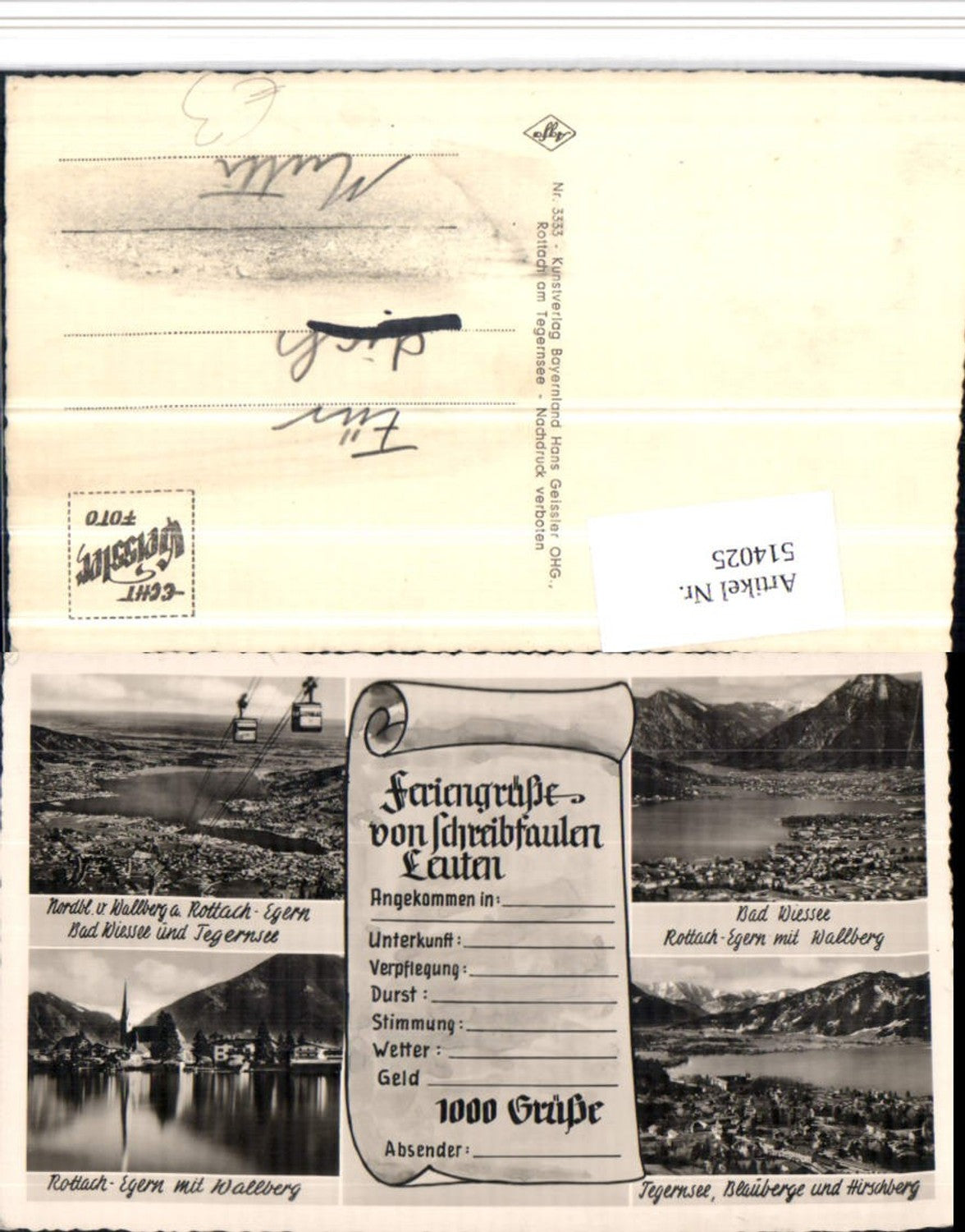Alte Ansichtskarte – Old Postcard