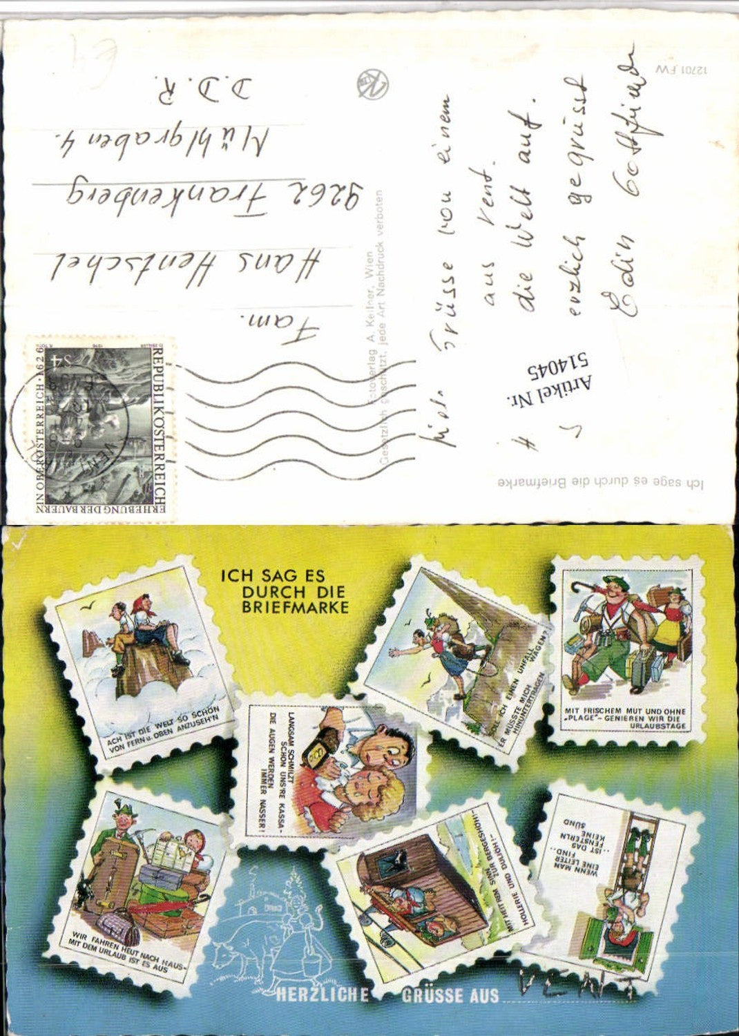 Alte Ansichtskarte – Old Postcard