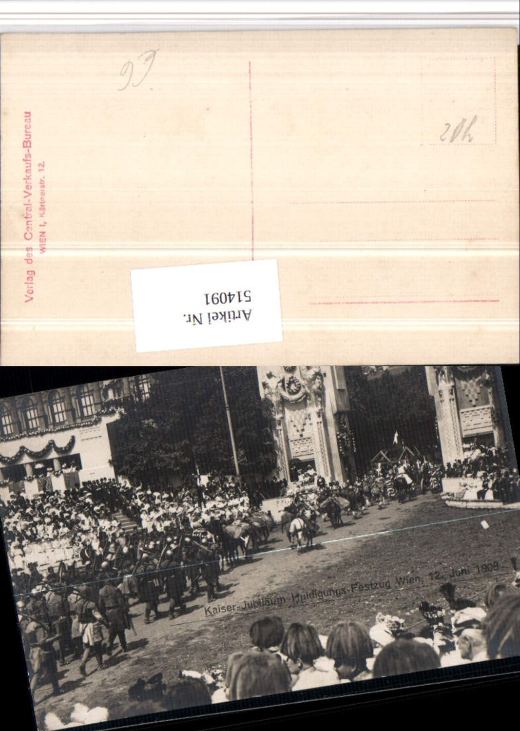 514091,Kaiser Jubiläums-Huldigungs-Festzug Wien 1908 Adel Monarchie